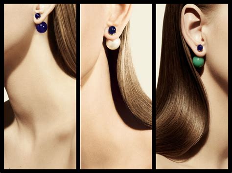 orecchini a piercing stile dior|Orecchini .